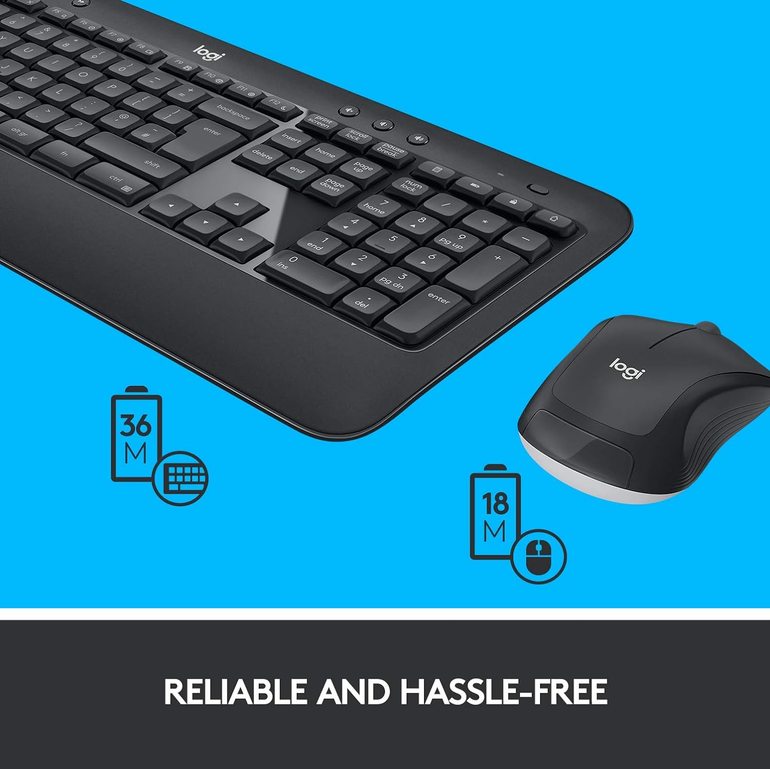 Logitech MK540 Advanced Wireless Keyboard and Mouse Logitech MK540 Advanced Wireless Keyboard and Mouse